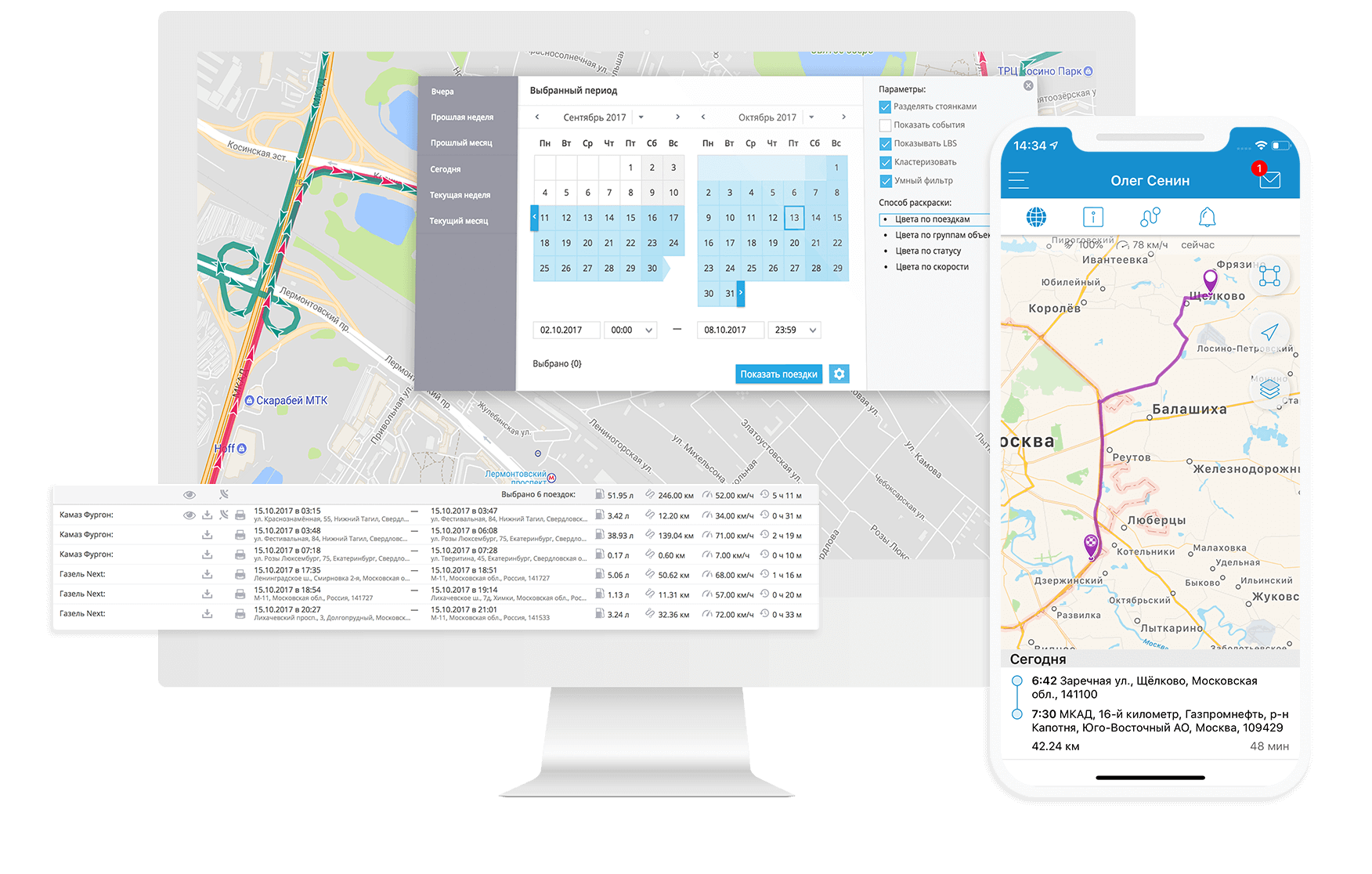 Контроль сотрудников по GPS